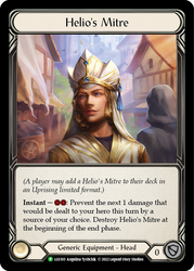 Helio's Mitre [LGS103] (Promo)  Rainbow Foil