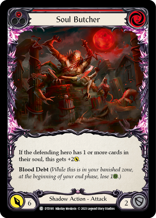 Soul Butcher (Red) [DTD181] (Dusk Till Dawn)  Rainbow Foil