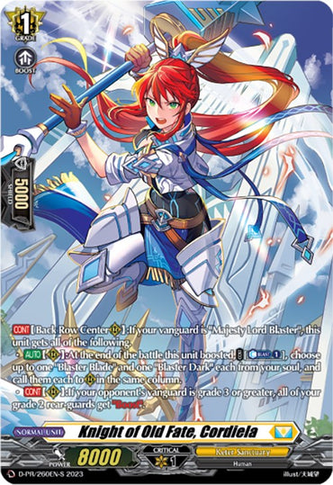 Knight of Old Fate, Cordiela (Foil) (D-PR/260EN-S) [Promo Cards]