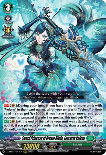 Sword Princess of Dream Blade, Lascaria Veleno (DZ-BT01/013EN) [Fated Clash]