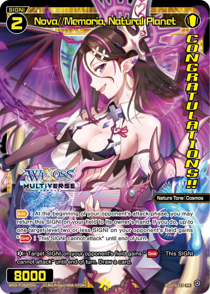 Nova//Memoria, Natural Planet (April 2024) (Winner) (WXDi-P286P[EN]) [Promo Cards]