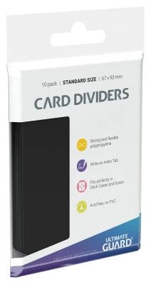 Ultimate Guard - Card Dividers Black