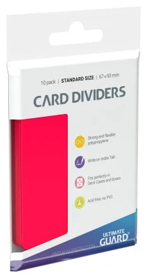 Ultimate Guard - Card Dividers Red