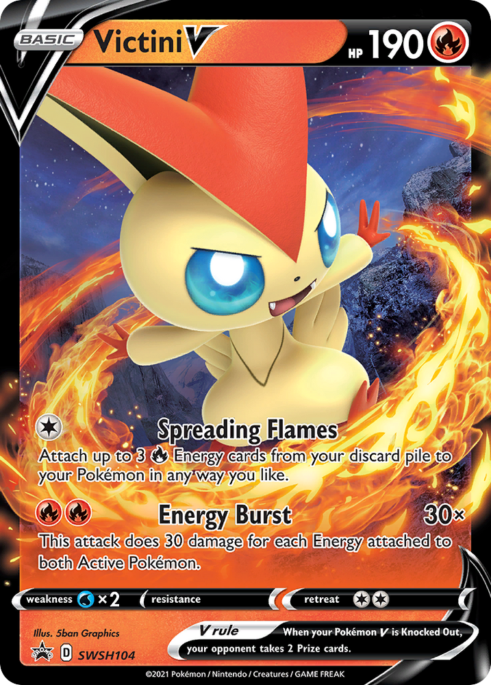 Victini V (SWSH104) [Sword & Shield: Black Star Promos]