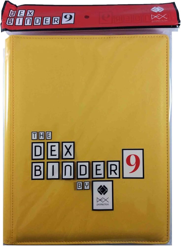 Dex Protection: The Dex Binder 9 Yellow