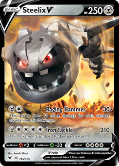 Steelix V (115/185) [Sword & Shield: Vivid Voltage]