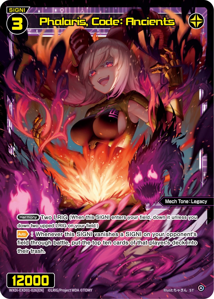 Phalaris, Code: Ancients (WXDi-EXD01-026[EN]) [Super Diva Deck: Urith's MIASMA]