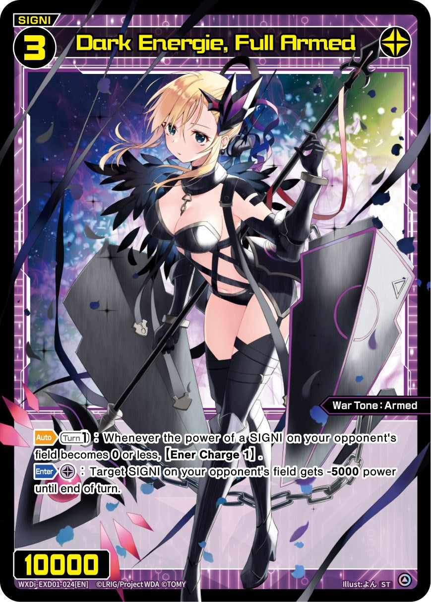 Dark Energie, Full Armed (WXDi-EXD01-024[EN]) [Super Diva Deck: Urith's MIASMA]