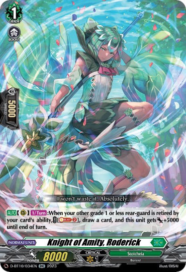 Knight of Amity, Roderick (D-BT10/034EN) [Dragon Masquerade]