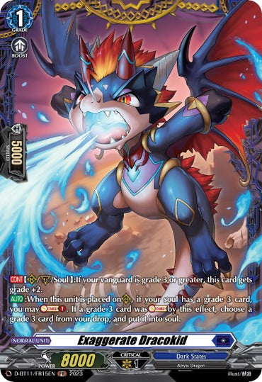 Exaggerate Dracokid (D-BT11/FR15EN) [Clash of Heroes]