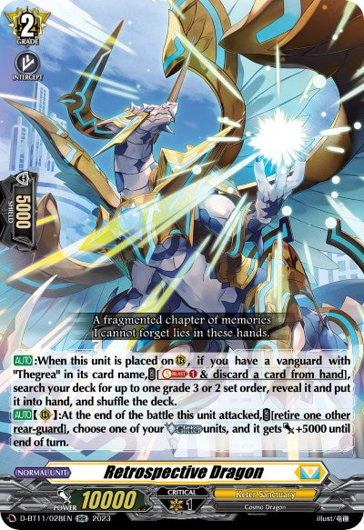 Retrospective Dragon (D-BT11/028EN) [Clash of Heroes]