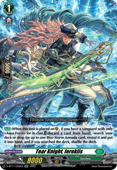 Tear Knight, Ieroklis (D-BT11/034EN) [Clash of Heroes]