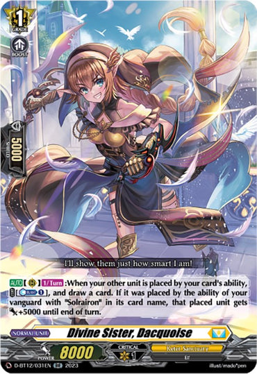 Divine Sister, Dacquoise (D-BT12/031EN) [Evenfall Onslaught]