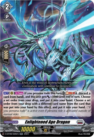 Enlightened Age Dragon (D-BT09/026EN) [Dragontree Invasion]