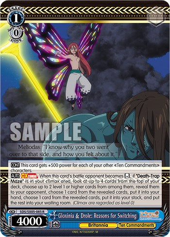 Gloxinia & Drole: Reasons for Switching (Foil) [The Seven Deadly Sins: Revival of The Commandments]