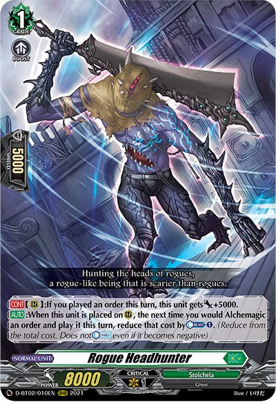 Rogue Headhunter (D-BT02/010EN) [A Brush with the Legends]