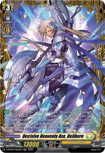 Decisive Heavenly Axe, Delibere (D-BT09/FR25EN) [Dragontree Invasion]