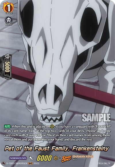 Pet of the Faust Family, Frankensteiny (D-TB03/SKR095EN) [Shaman King]