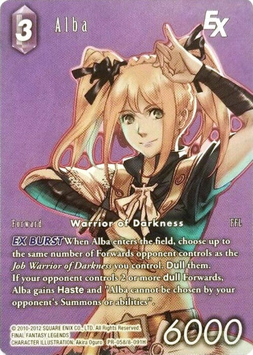 Alba EX (Full Art) [Opus VIII Promo Cards]